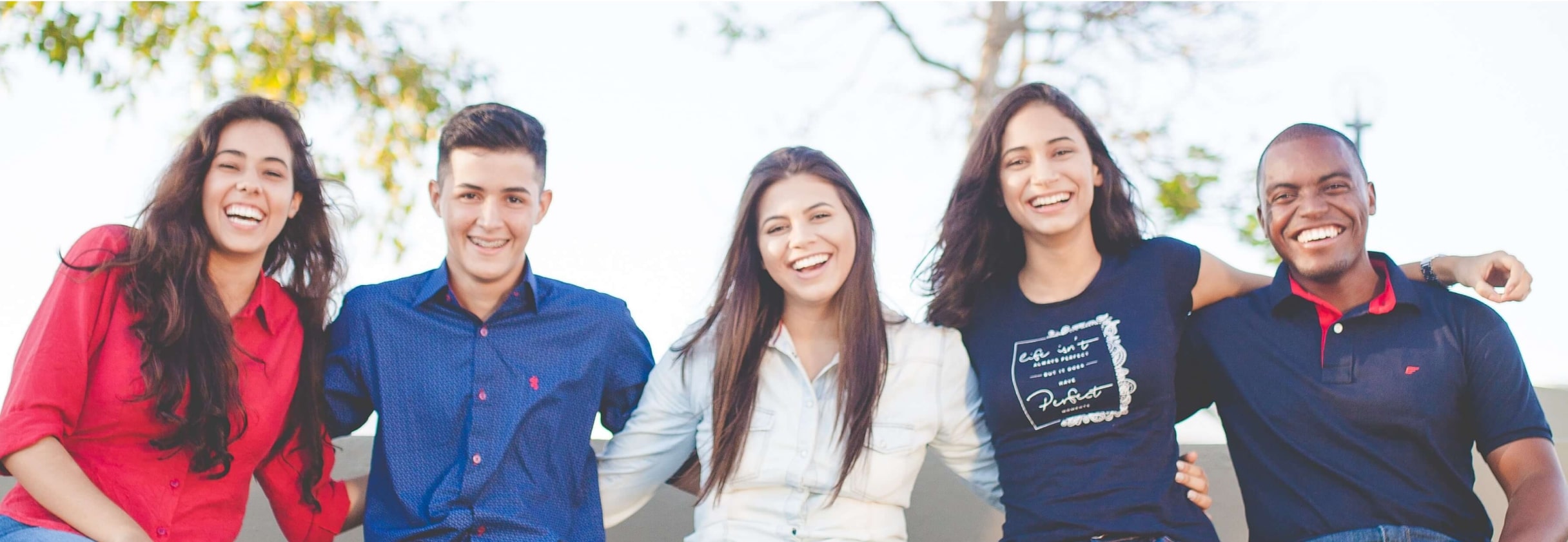 A group of people posing for a photo.