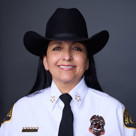 Rosie Rivera in a uniform.