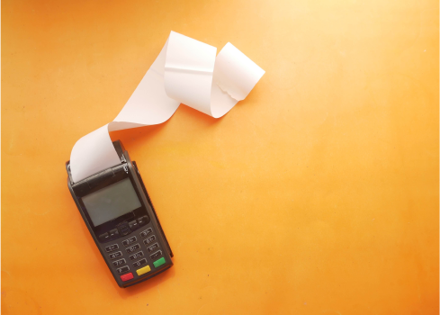 A cell phone and a charger.