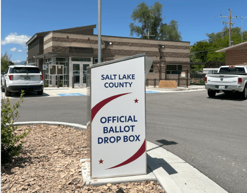 SALT LAKE COUNTY OFFICIAL BALLOT DROP BOX