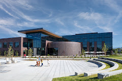 A building with a curved roof.