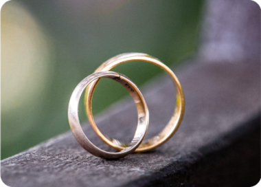 A ring on a rock.