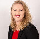 A woman with long hair.