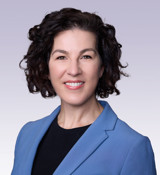 A person in a blue shirt.