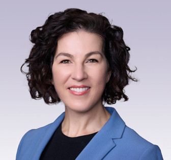 A person in a blue shirt.