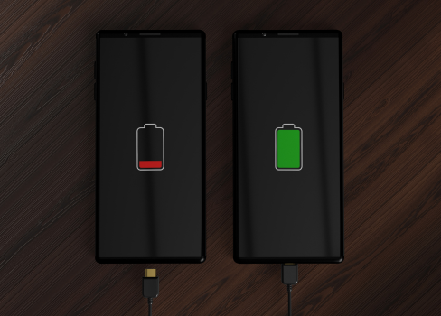 A couple of rectangular electronic devices.