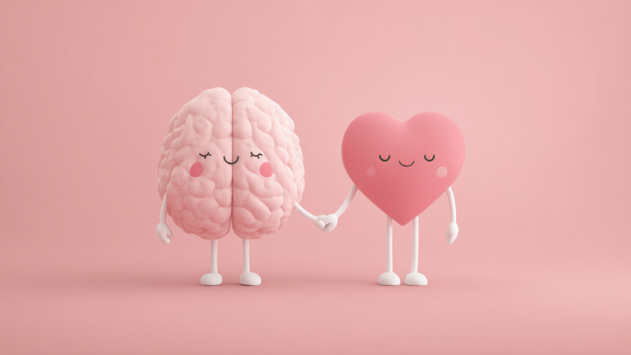 A group of pink balloons.