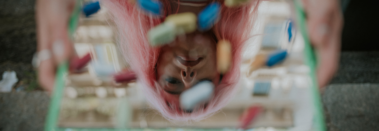 A couple of girls in a play structure.