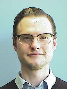 A man wearing glasses.