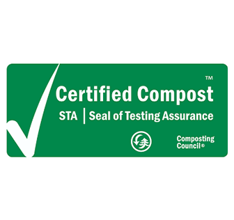 Certified Compost STA I Seal of Testing Assurance O Composting Council.