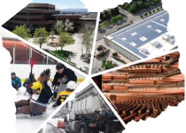A group of men working on a roof.