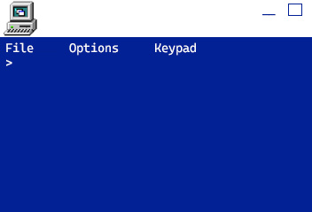 File Options key pad