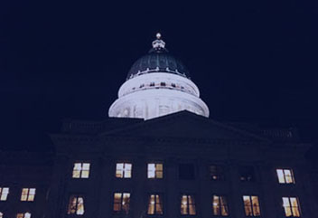 A building with a dome on top.