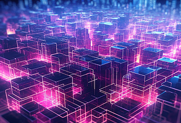 A large city landscape.