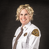 A person in a uniform.