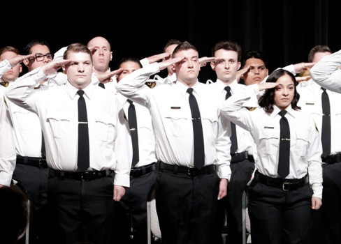 Brad Beard et al. in uniform.