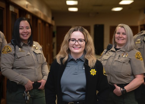 A group of women in uniform.