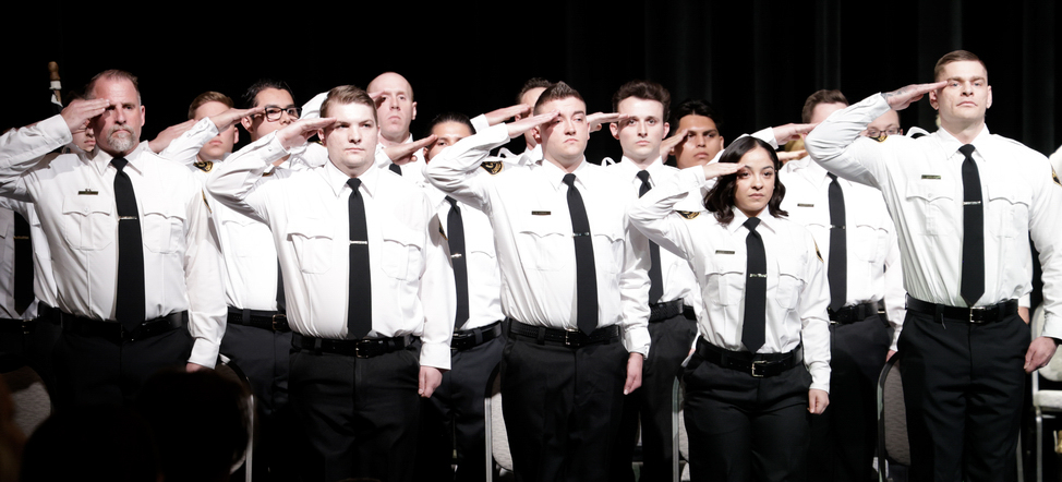 Brad Beard et al. in uniform.
