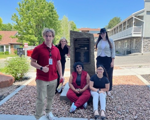 A group of people posing for a photo.