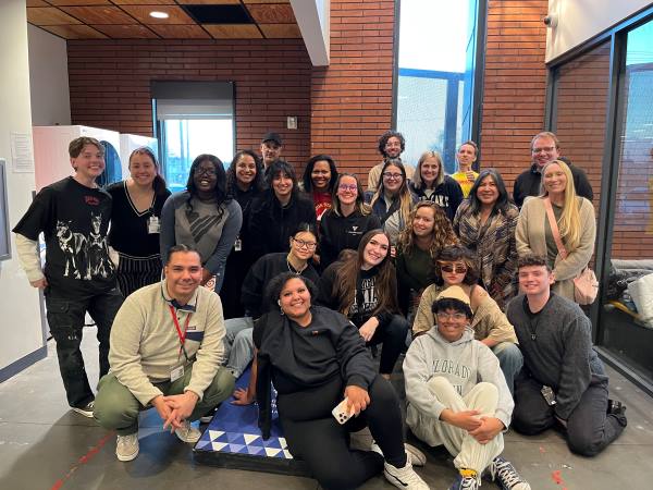 A group of people posing for a photo.